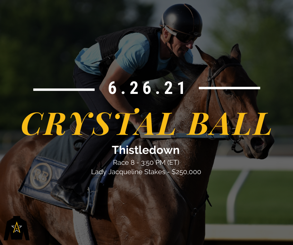Race Notification Crystal Ball Lady Jacqueline Stakes at Thistledown
